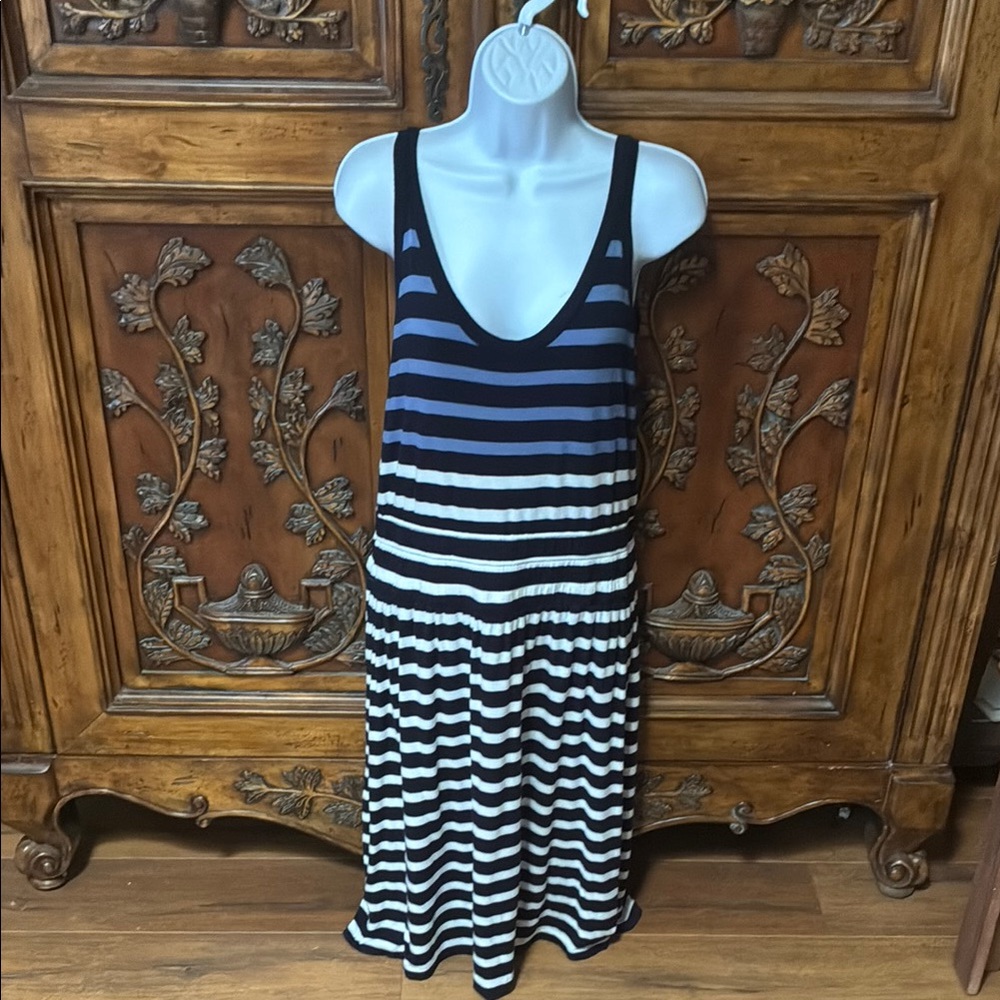 J. Crew Striped Summer Midi Dress Size Small